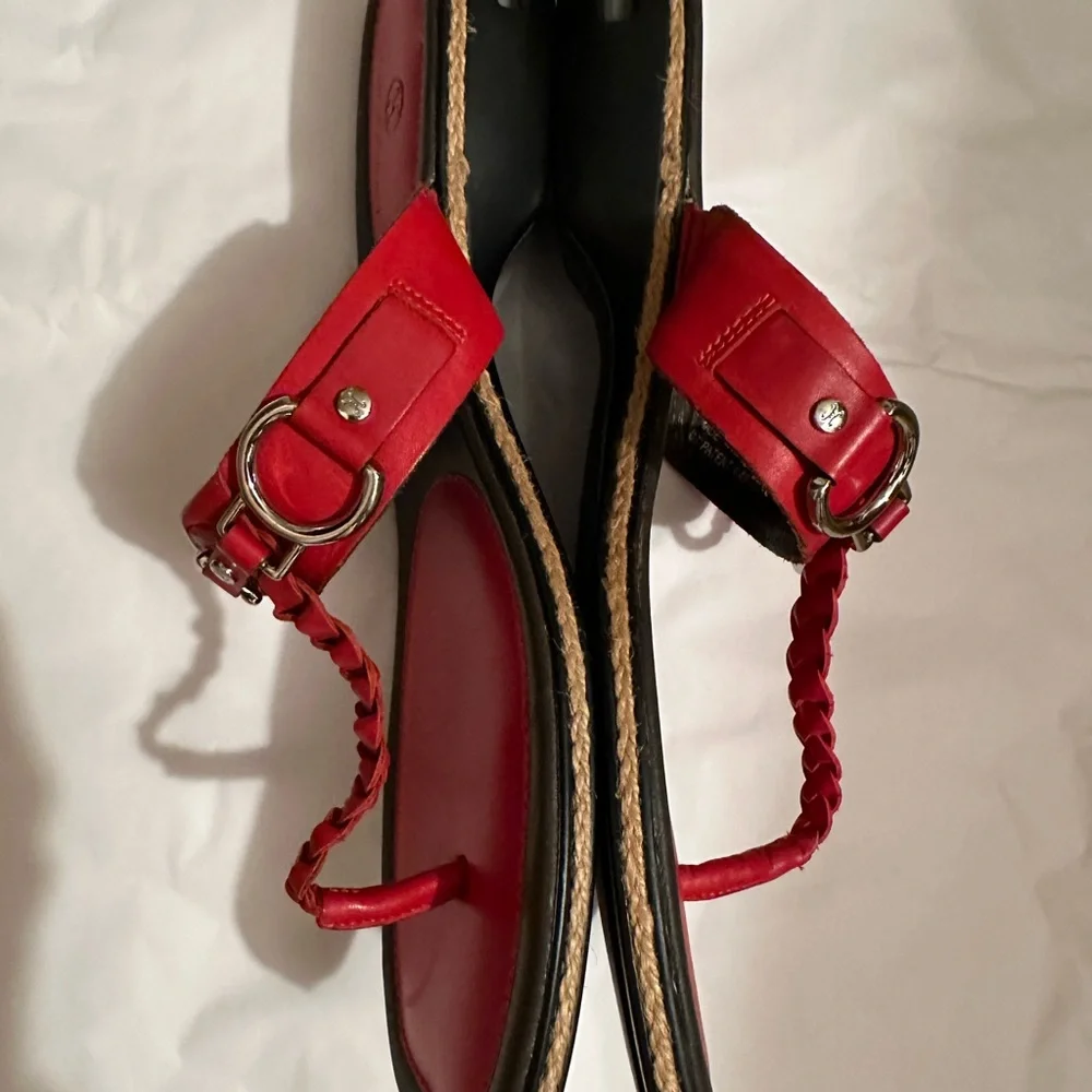 New w/o Tag/Box - 11B Cole Haan Nike Air Red Sandals - Picture 6 of 8